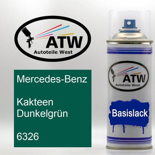 Mercedes-Benz, Kakteen Dunkelgrün, 6326: 400ml Sprühdose, von ATW Autoteile West.